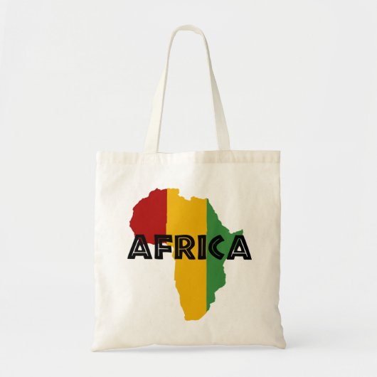 Africa Rasta Color Tote Bag (Voorkant)