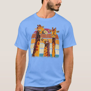 Africa Safari Animal Family Zoo Keeper Gift Retro T-shirt