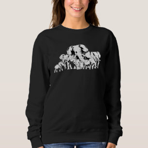 Africa Safari Elephant Family Animal Elephant Trui