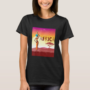 Africa Safari Wild Animals Cute Novelty 5 T-shirt