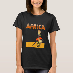 Africa Safari Wilde Dieren kletteren de Novelty T-shirt