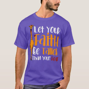 Africa Safari Zoo Animal Gift Motivatie Faith G T-shirt