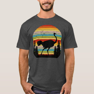 Africa Safari Zoo Bird Naar verluidt struisvogels T-shirt
