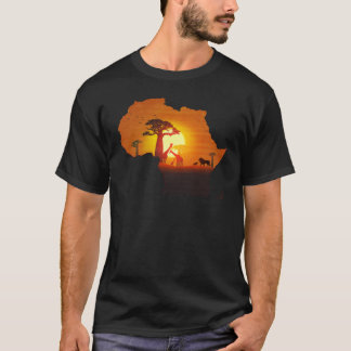Africa Savannah Continent Lion African King Cradle T-shirt