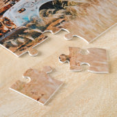 Africa Savannah Grass Car Wrack Mountains Legpuzzel (Zijkant)