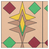 Africa Square Star Stof (Close Up)