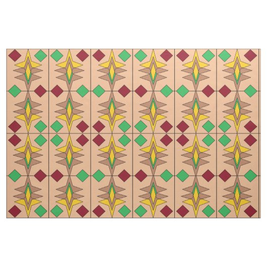 Africa Square Star Stof (Fat Quarter)