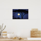 Africa, Tanzania, Tarangire. Acacia tree in Poster (Keuken)
