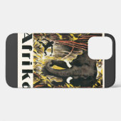 Africa Travel Poster, Afrikaanse olifant Case-Mate iPhone Case (Achterkant (horizontaal))