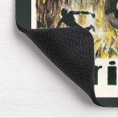  Africa Travel Poster, Afrikaanse olifant Muismat (Hoek)