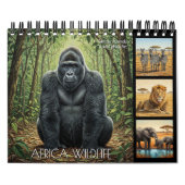 Africa Wildlife Calendar 2026 / African Animals 2 Kalender (Hoes)