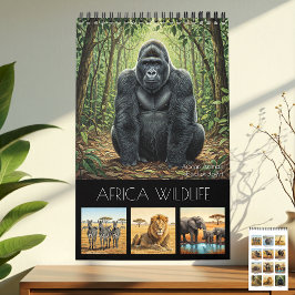 Africa Wildlife Calendar 2026 / African Animals Kalender