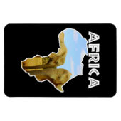 Africa Wildlife Continent Blue Sky Elephant Magneet (Horizontaal)