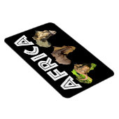 Africa Wildlife Continent Trio Magneet (Rechterzijde)