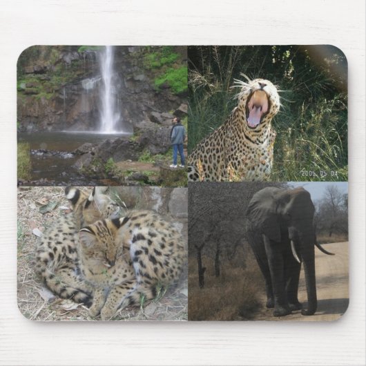 Africa Wildlife Mousepad Muismat (Voorkant)