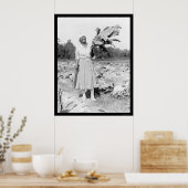 Africa Woman with Tobacco 1912 Poster (Keuken)