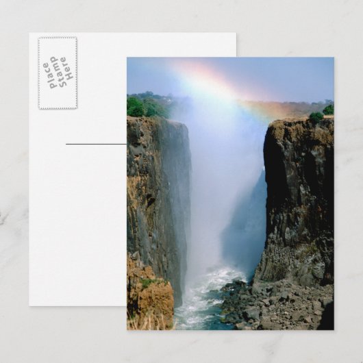 Africa, Zambia, Victoria Herfst National Park. Briefkaart (Voorkant / Achterkant)