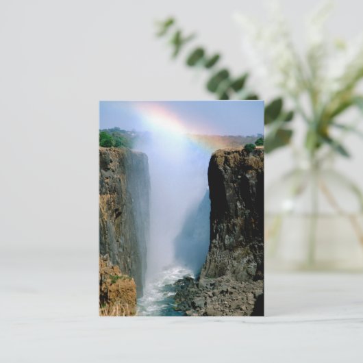 Africa, Zambia, Victoria Herfst National Park. Briefkaart (Staand voorkant)