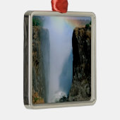 Africa, Zambia, Victoria Herfst National Park. Metalen Ornament (Rechts)