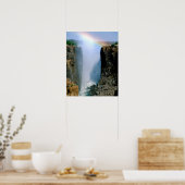 Africa, Zambia, Victoria Herfst National Park. Poster (Keuken)