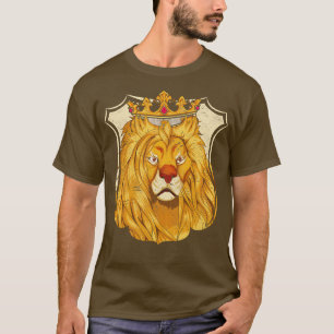 Africa Zoo Dierlijke Kroonleeuw T-shirt