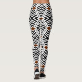 African Abstract Geo Design Designer Leggings (Achterkant)