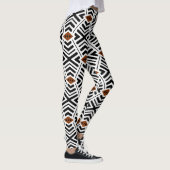 African Abstract Geo Design Designer Leggings (Rechts)