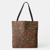 African Abstract Pattern  Tote Bag (Voorkant)