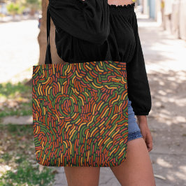 African Abstract Pattern  Tote Bag