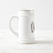 African Abstract Sunscape Stein Bierpul (Links)