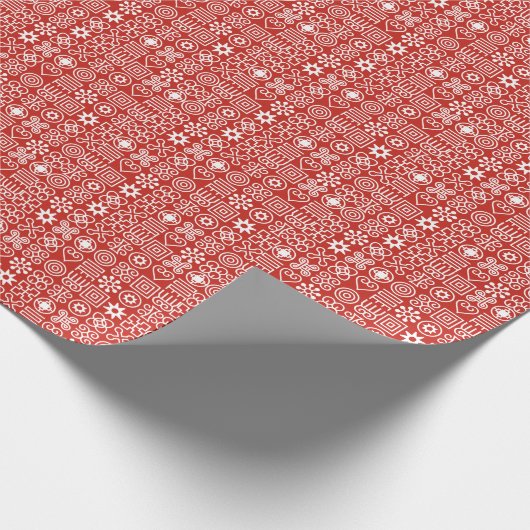 African Adinkra Cadeaupapier (Hoek)