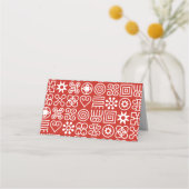 African Adinkra Plaatskaartje (Achterkant)