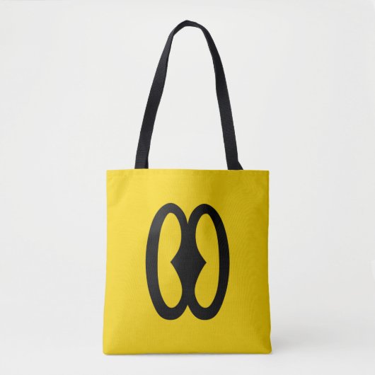 African Adinkra Tote Bag (Voorkant)