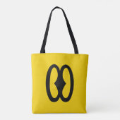 African Adinkra Tote Bag (Achterkant)