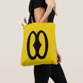 African Adinkra Tote Bag (Dichtbij)