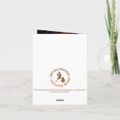 African Adoption Gift of You gedicht - ! Kaart (Achterkant)