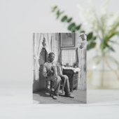 African American Accordion Player, 1941 Briefkaart (Staand voorkant)