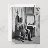 African American Accordion Player, 1941 Briefkaart (Voorkant / Achterkant)