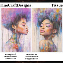 African American Afro Hair Women EX8 Decoupage