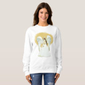 African American Angel Sweatshirt (Voorkant volledig)