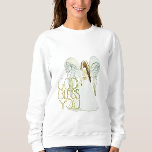 African American Angel Sweatshirt (Voorkant)