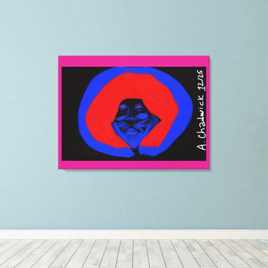 African American Art Canvas Afdruk (Insitu (Houten vloer))