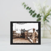 African American Artillerymen WWII Briefkaart (Staand voorkant)