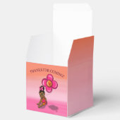 African American Baby Girl 1ste verjaardag Bedankdoosjes (Geopend)