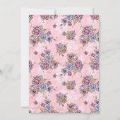 African American Baby shower Invitation Kaart (Achterkant)