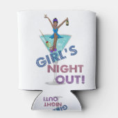 African American Bachelorette Party Blikjeskoeler (Achterkant)