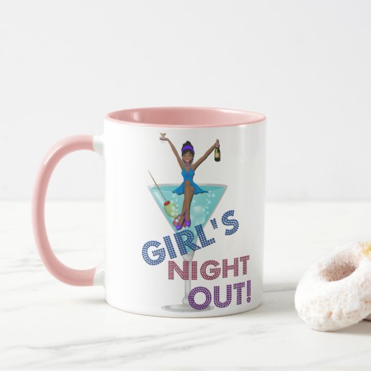 African American Bachelorette Party Mok (Met donut)