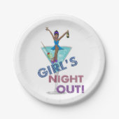 African American Bachelorette Party Papieren Bordje (Voorkant)