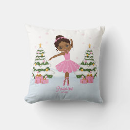African American Ballerina Christmas Ornaments Kussen