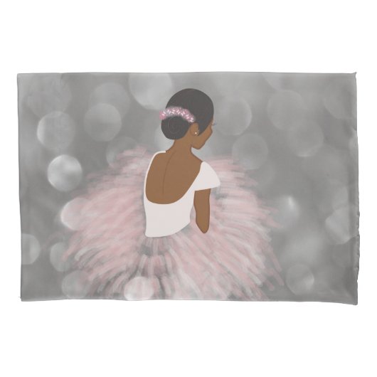 African American Ballerina Dancer Kussensloop (Voorkant)